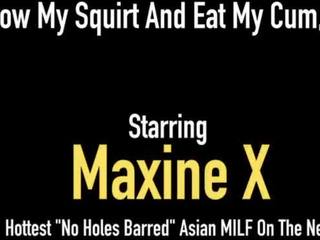 Girly Cum Shooting Maxine X Busts Nut With desiring streetwalker lover Anna!