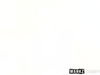 Wankz- ジェイダ スティーブンズ spermed 上の 眼鏡